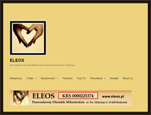 Tablet Screenshot of eleos.pl