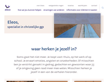 Tablet Screenshot of eleos.nl
